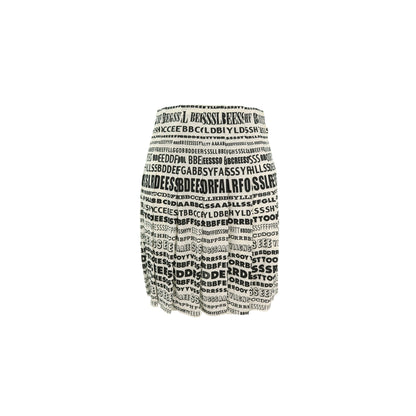 COMME des GARCONS 2004 S/S White Black Skirt Size S