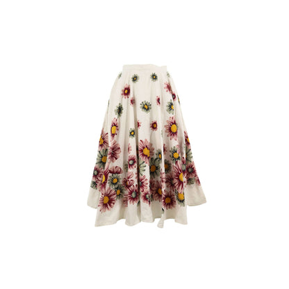 BIGI White Red Gray Skirt