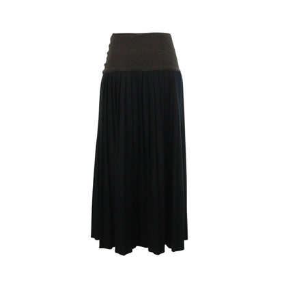 JeanPaulGAULTIER Wool Blend Skirt Black Brown Size 38