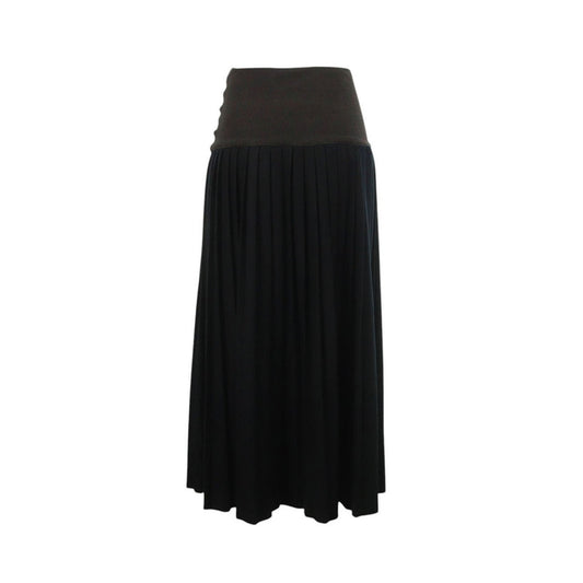 JeanPaulGAULTIER Wool Blend Skirt Black Brown Size 38