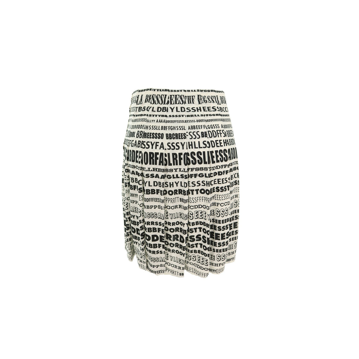 COMME des GARCONS 2004 S/S White Black Skirt Size S