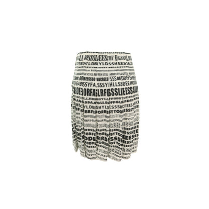 COMME des GARCONS 2004 S/S White Black Skirt Size S