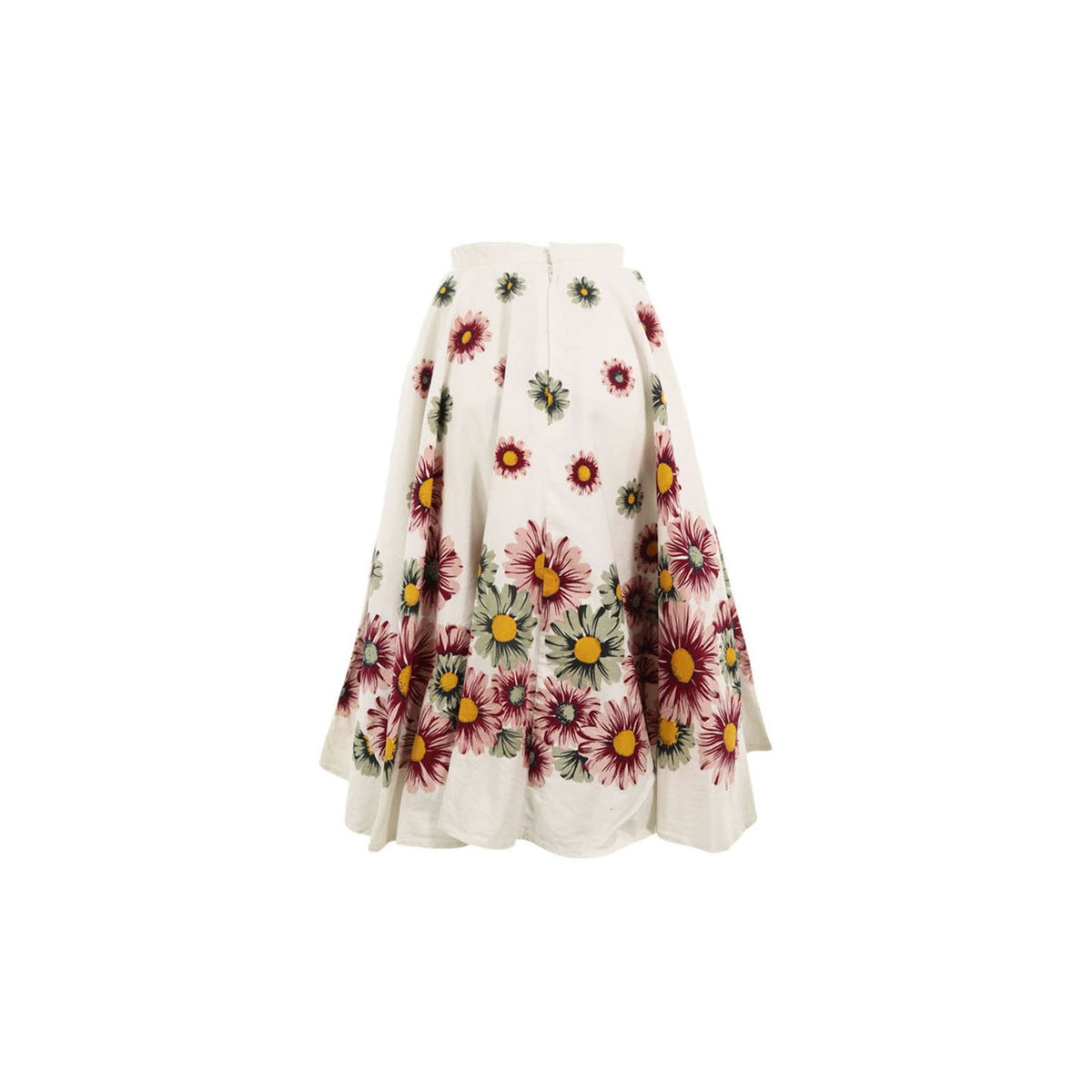 BIGI White Red Gray Skirt