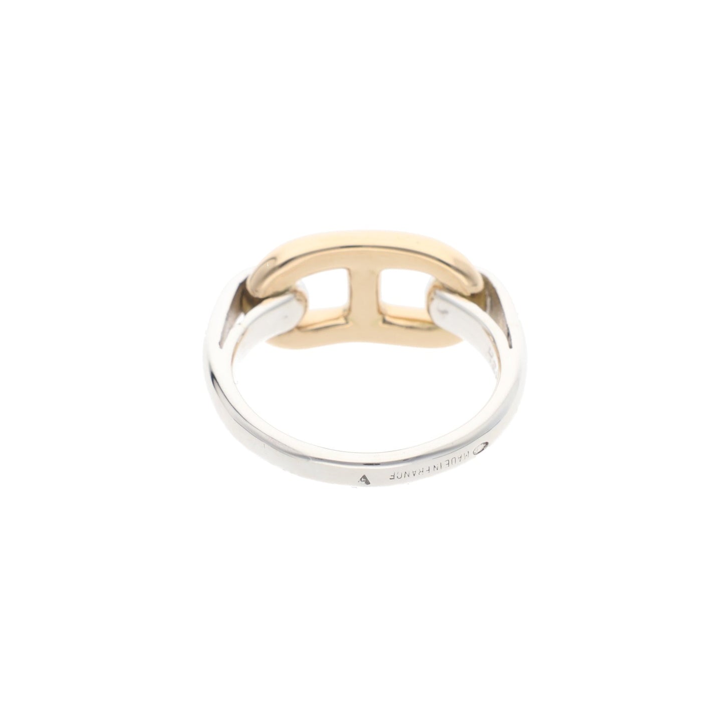 Hermes HERMÈS Silver Gold Ring Multi