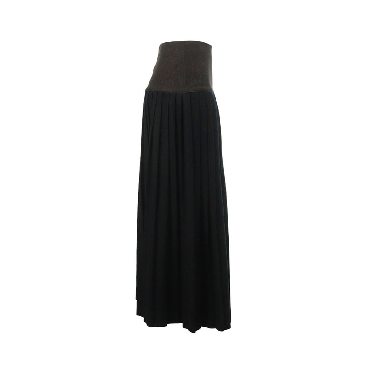 JeanPaulGAULTIER Wool Blend Skirt Black Brown Size 38