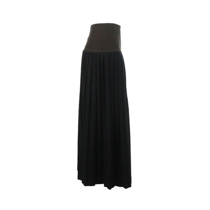 JeanPaulGAULTIER Wool Blend Skirt Black Brown Size 38
