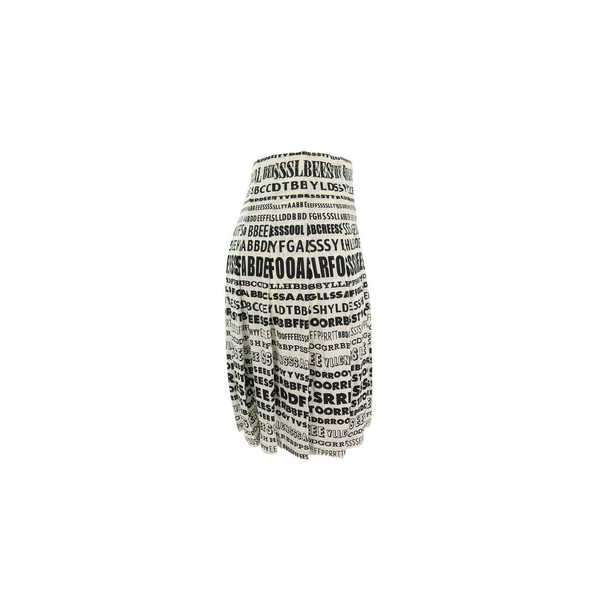 COMME des GARCONS 2004 S/S White Black Skirt Size S