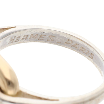 Hermes HERMÈS Silver Gold 925 750 Ring Multi