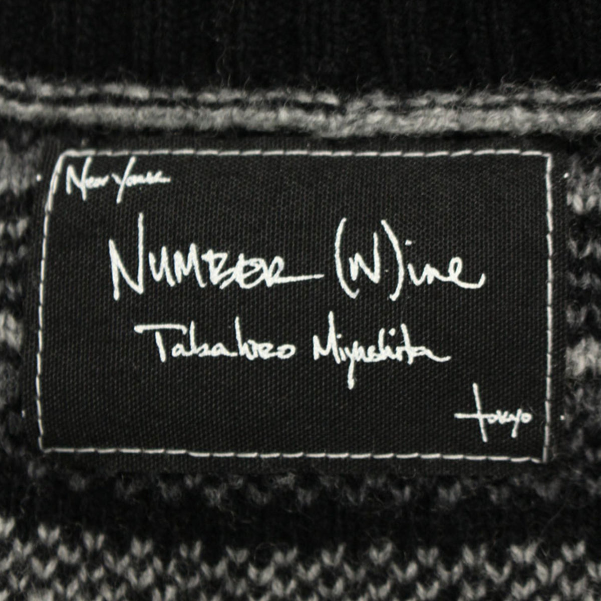 NUMBER (N)INE 2007AW Gray Jacket Size 3