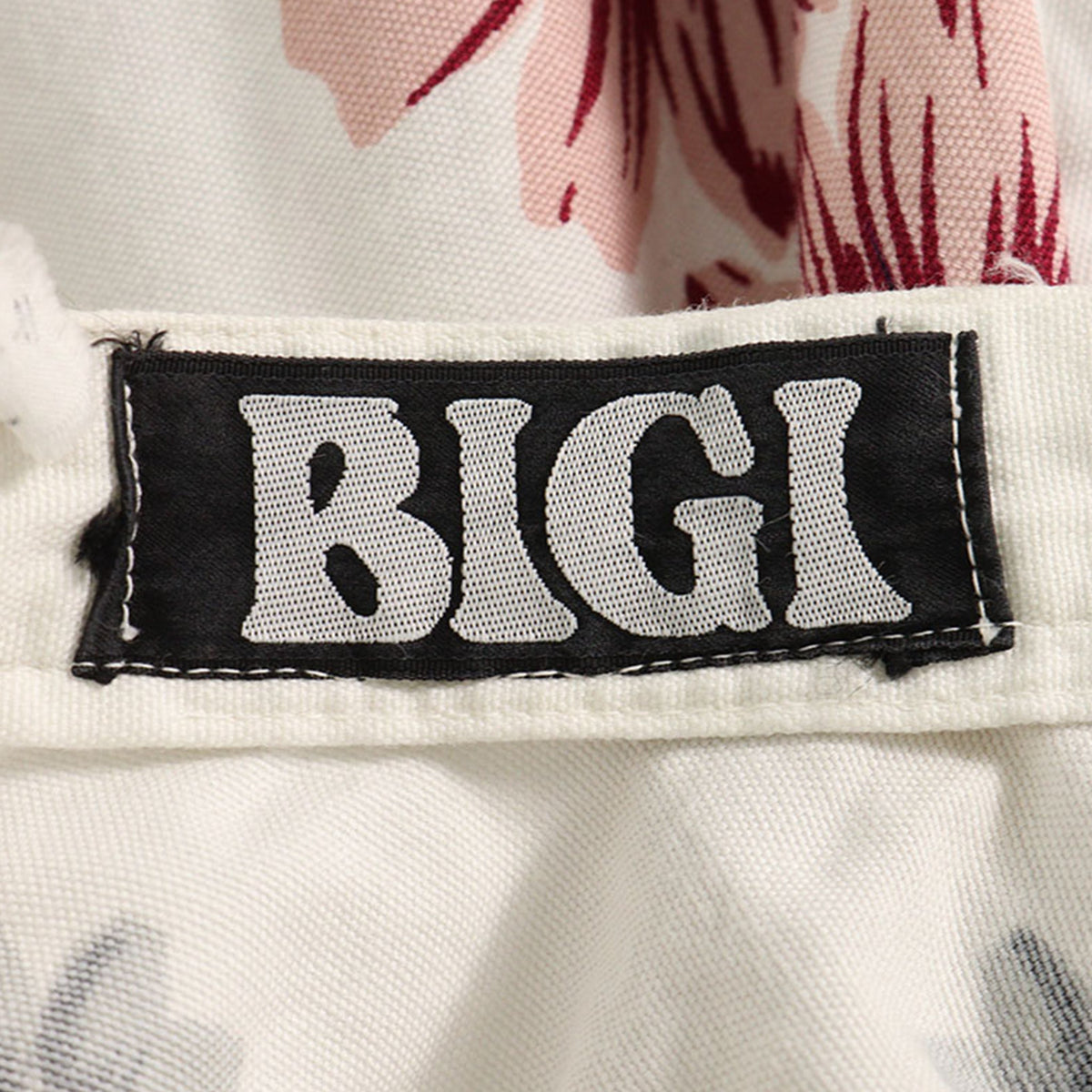 BIGI White Red Gray Skirt