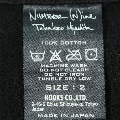 NUMBER (N)INE 2007 S/S Multi Cotton T-Shirt Size 2