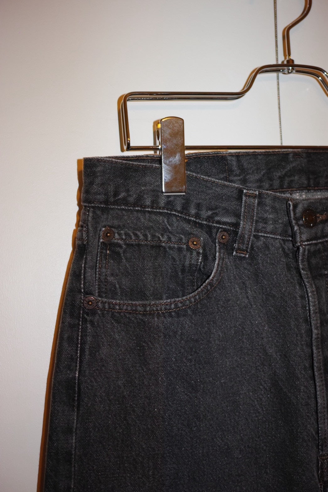 Levi's 90s 501 BLACK Pre-Dyed Made in USA Jeans Size 31