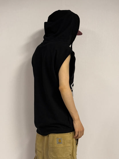 BOY LONDON Big Hood Cotton Vest Size FREE