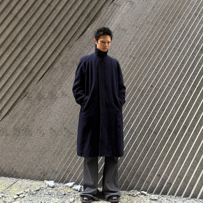 Christian Dior 80s Lambswool Balmacaan Coat