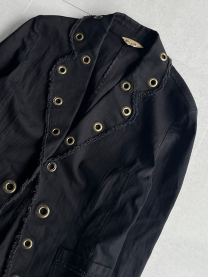 Vintage Black Y2K Gimmick Jacket Size XS