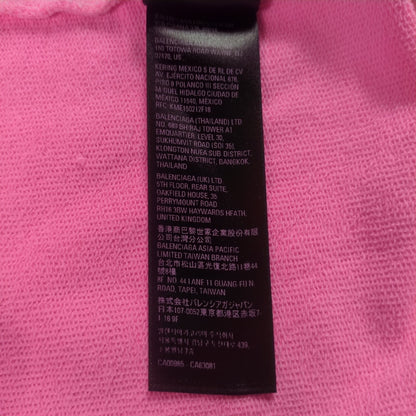 BALENCIAGA x adidas Logo Oversized Hoodie Pink Size 4
