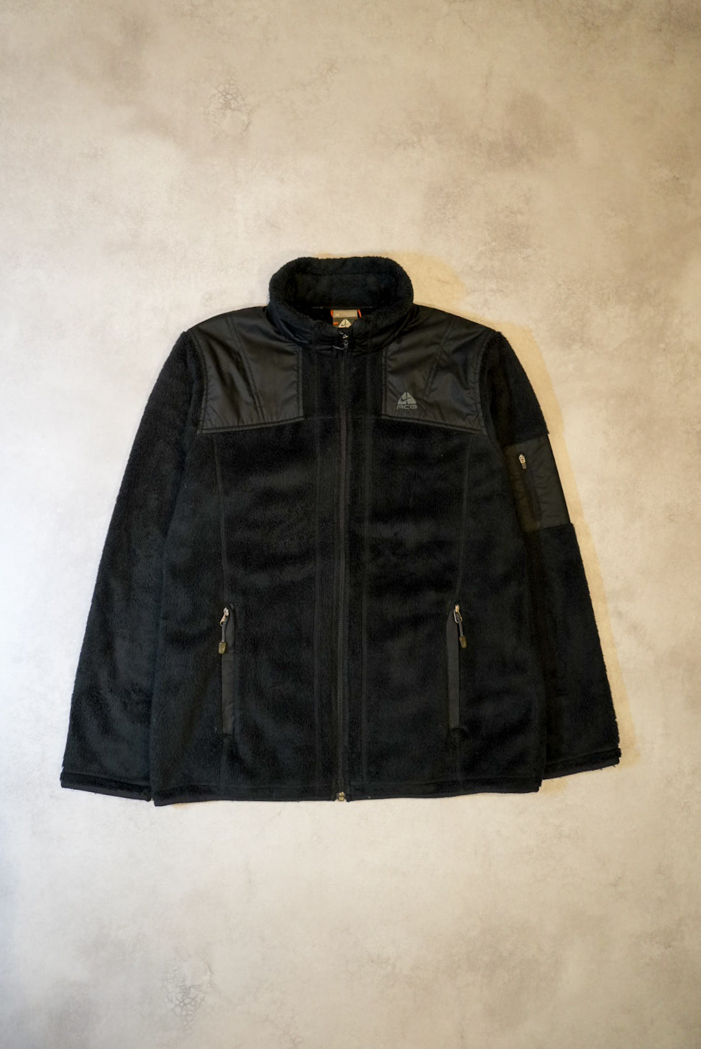 ACG Nike fleece jacket 00s Y2K era ACG fleece zip up jacket Black Size M