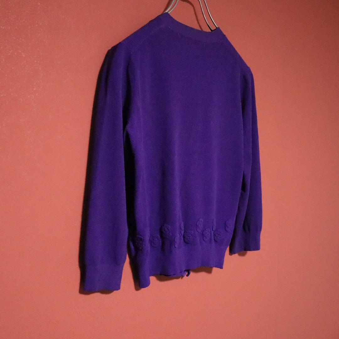 Comme des Garcons 99AW 3D Flower Knit Cardigan Size FREE