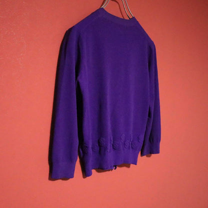 Comme des Garcons 99AW 3D Flower Knit Cardigan Size FREE