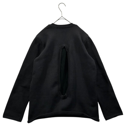 COMME des GARCONS 21AW Back Open Poly/Cotton Knit Size S