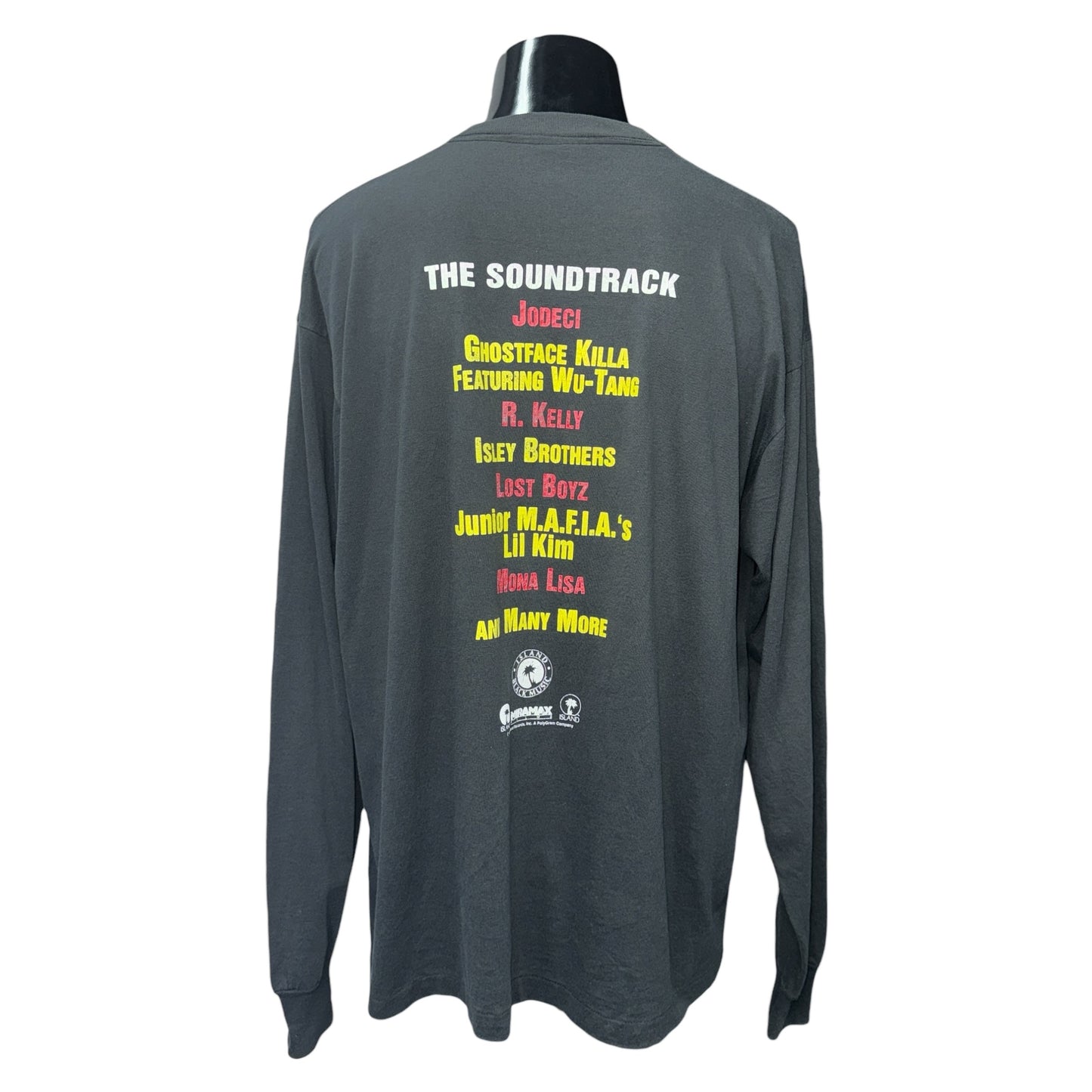 DON'T BE A MENACE 90s THE SOUNDTRACK Movie Long Sleeve T-Shirt Size XL