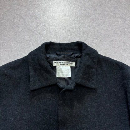 Katharine Hamnett London Black Long Sleeve Shirt Size M