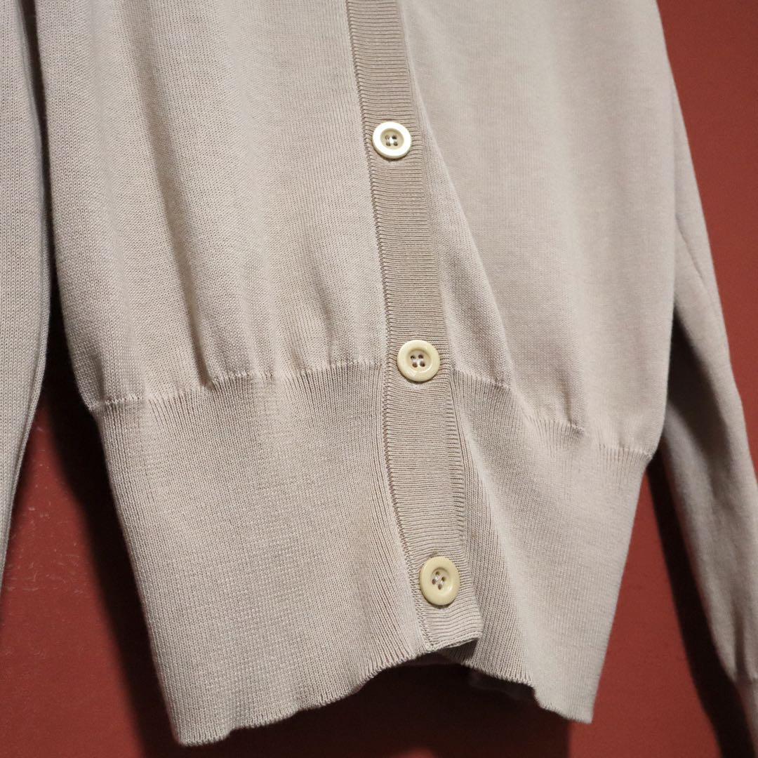 Maison Margiela Pink Rib & Hole Design Cardigan Size S
