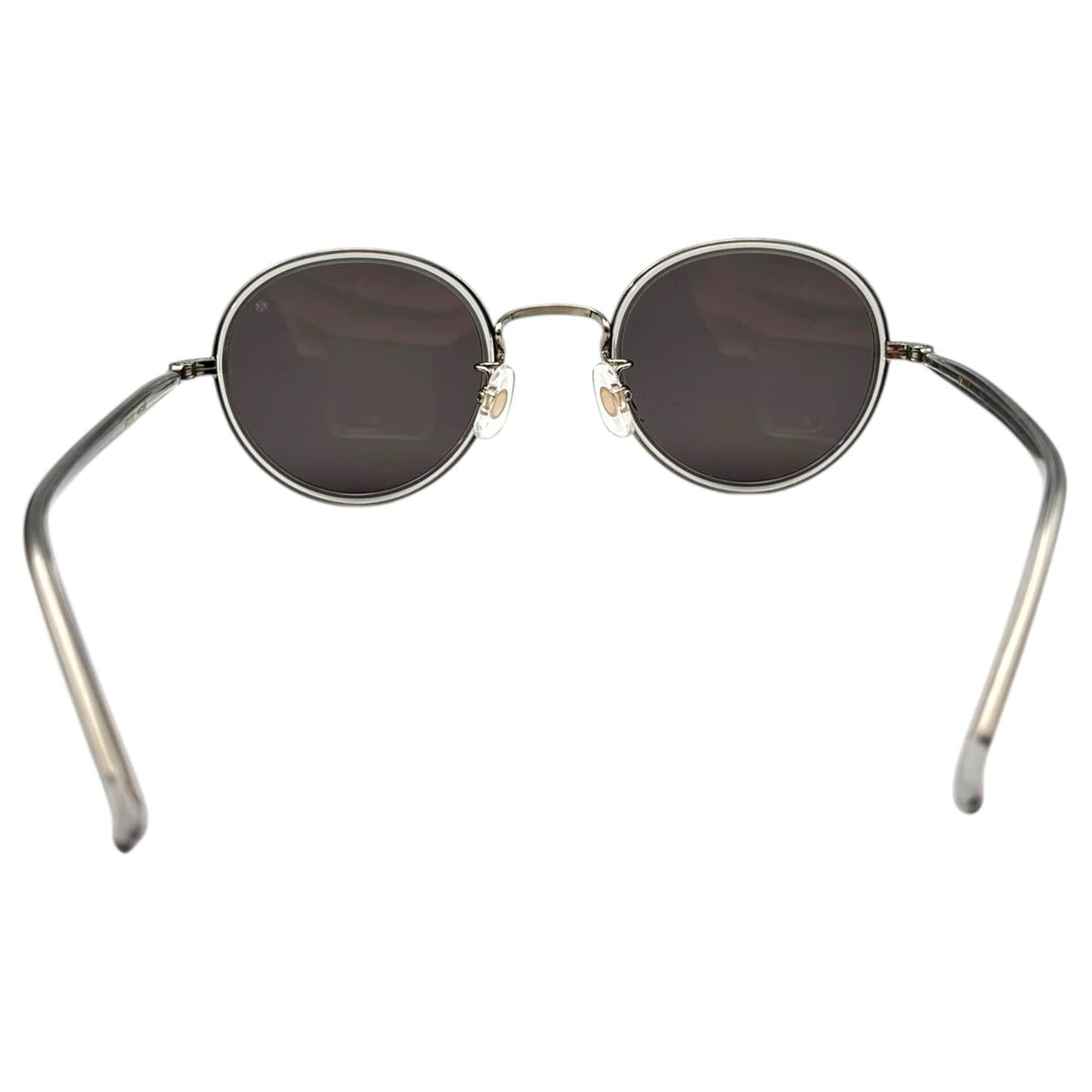 Ayame FOCUS Round Sunglasses Light Gray Size 46□23-145