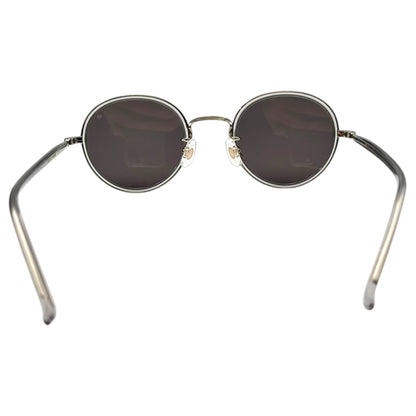 Ayame FOCUS Round Sunglasses Light Gray Size 46□23-145