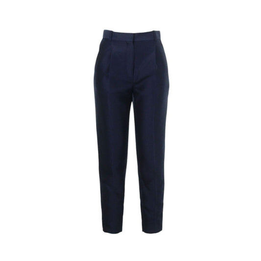 Celine CÉLINE by Phoebe Philo Navy Wool Silk Pants Size 34