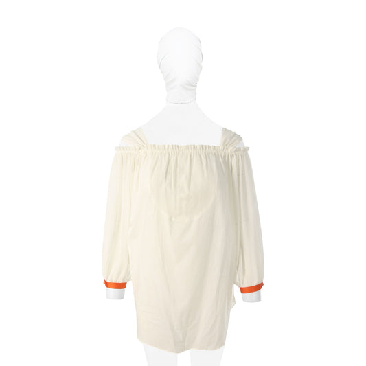 UNDERCOVER 2013 S/S Multi Cotton Blend Sleeve Shirt Size 2