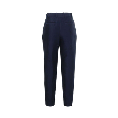 Celine CÉLINE by Phoebe Philo Navy Wool Silk Pants Size 34