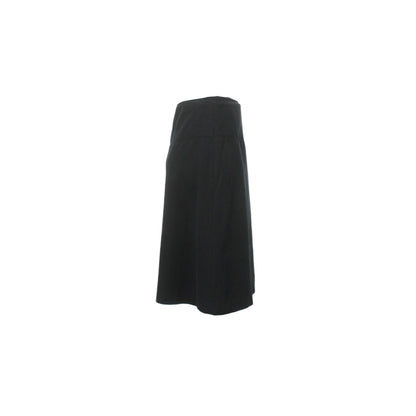 Maison Martin Margiela Black Cotton Midi Skirt Size 40