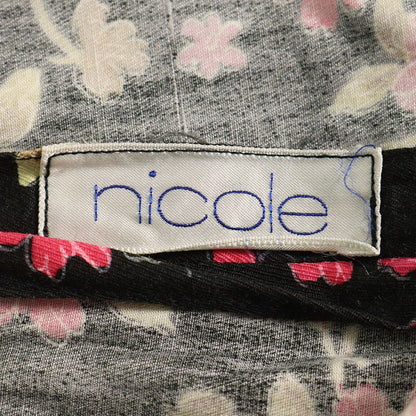NICOLE Black Pink Midi Skirt