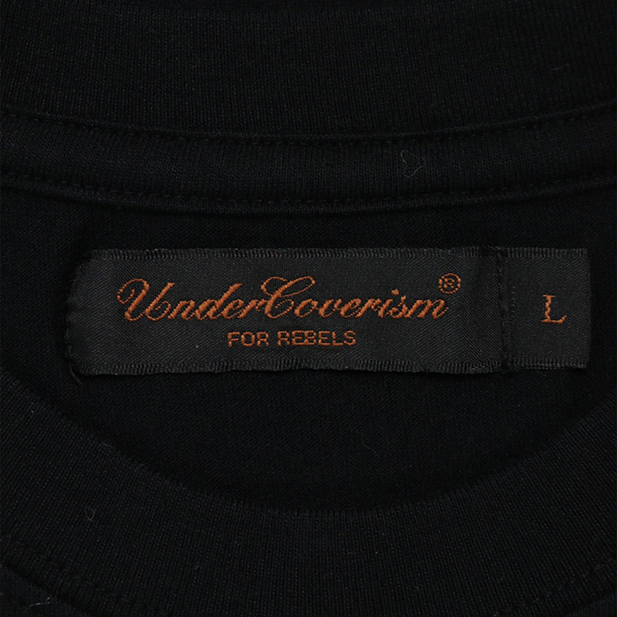 UNDERCOVER 01SS Black Cotton T-Shirt Size L