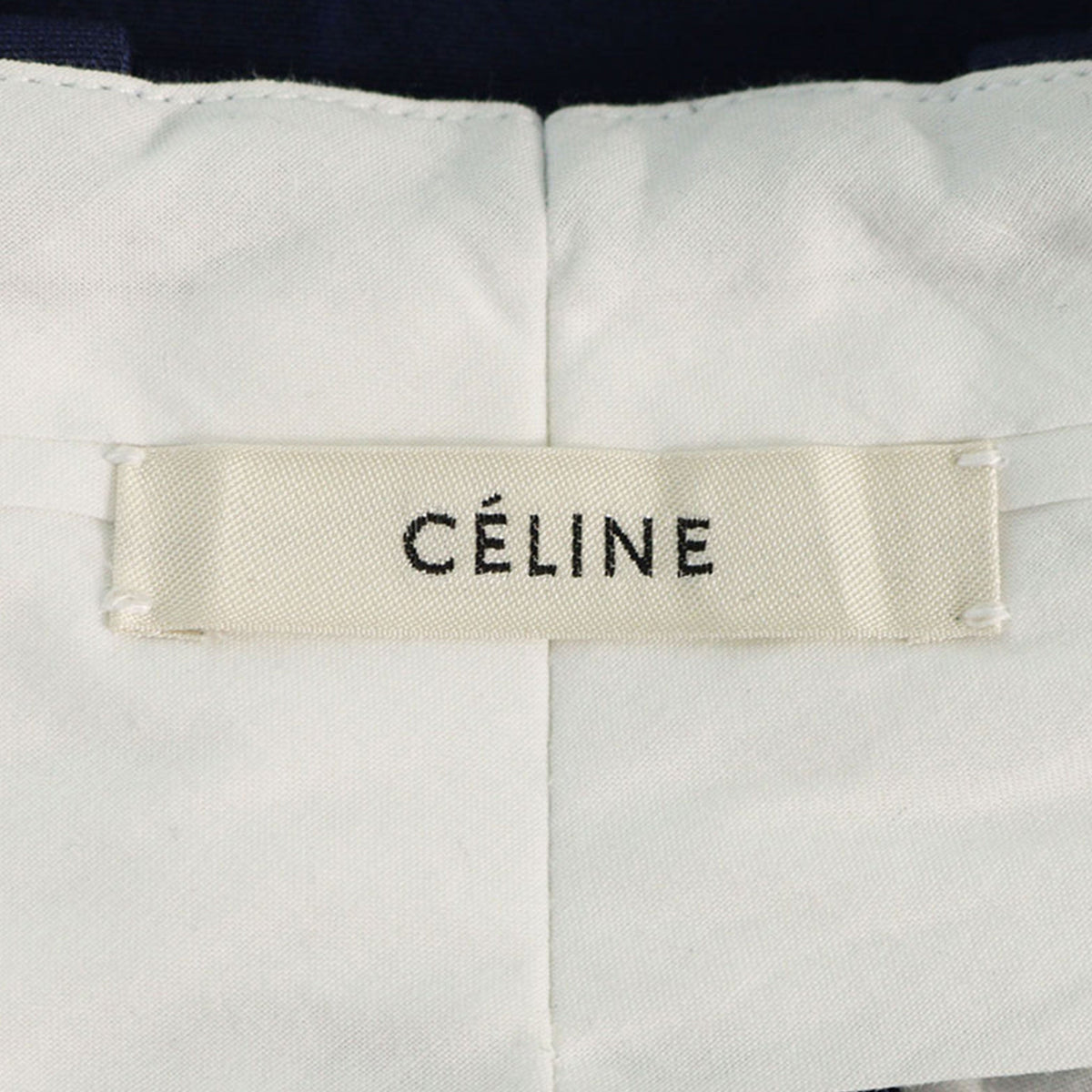 Celine CÉLINE by Phoebe Philo Navy Wool Silk Pants Size 34
