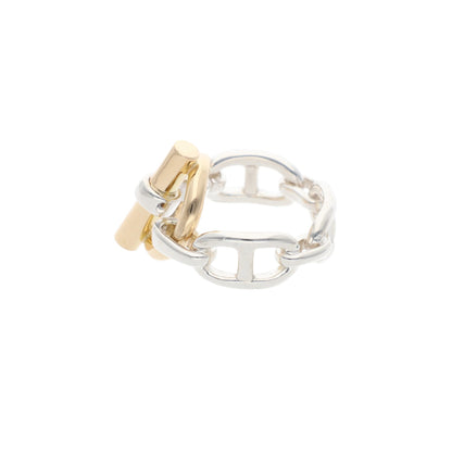 Hermes HERMÈS Silver Gold Ring