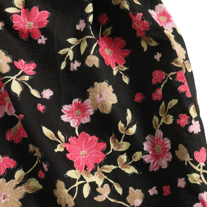 NICOLE Black Pink Midi Skirt