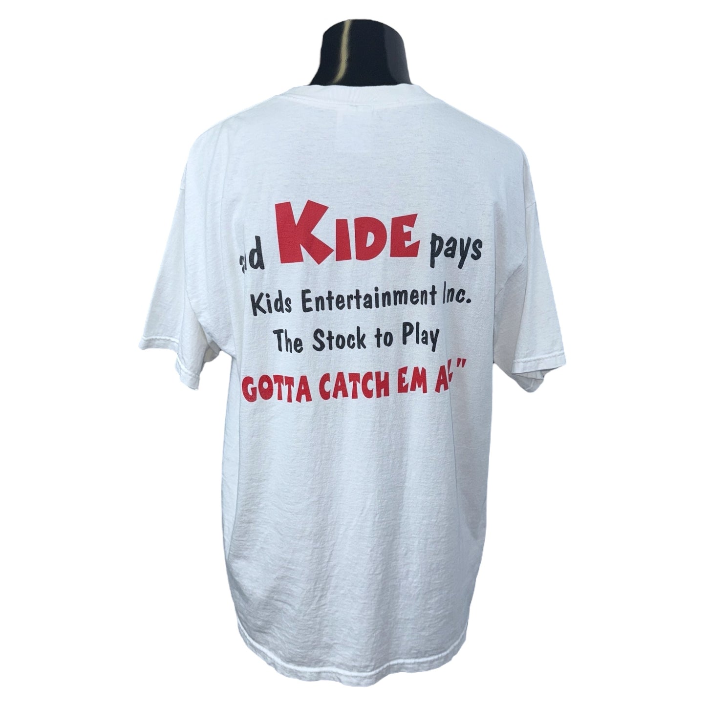 Pokemon T-Shirt White Size XL