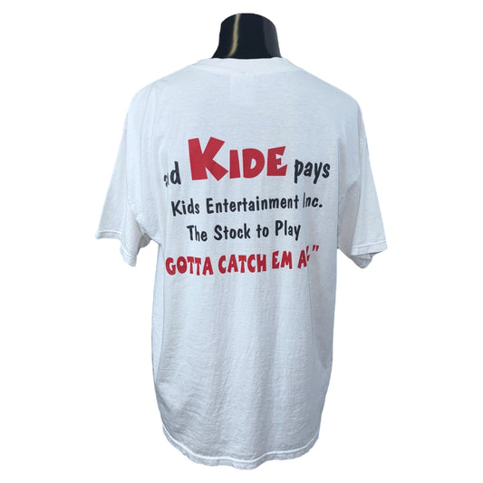 Pokemon T-Shirt White Size XL
