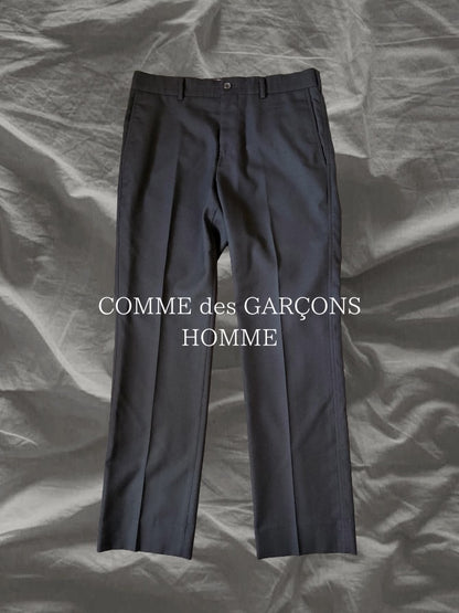 COMME des GARÇONS HOMME AW14 Wool Slim Trousers Black Size S