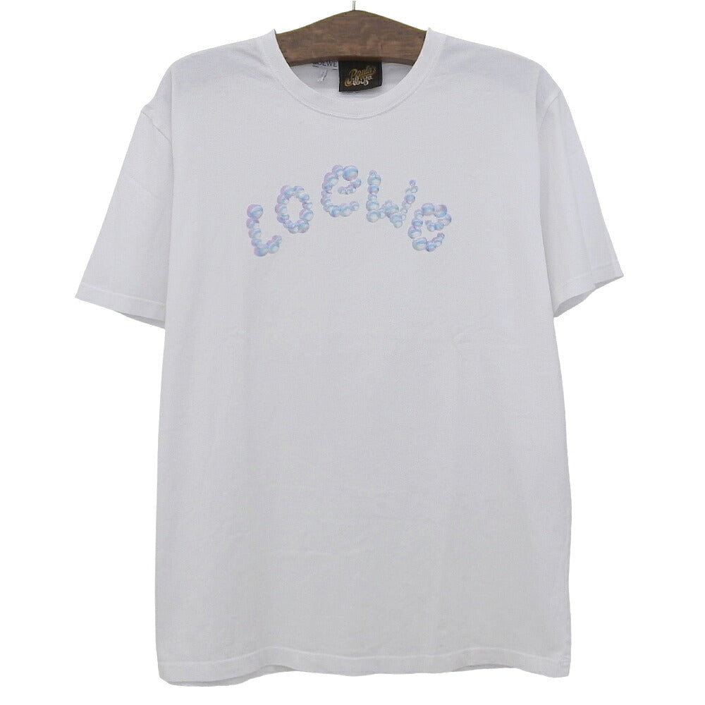 LOEWE 23SS Bubble Arch Logo Cotton T-Shirt White Size M