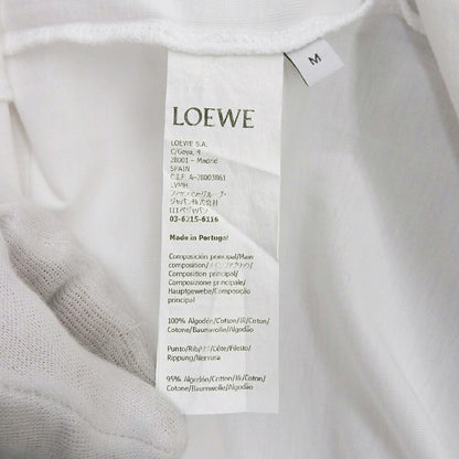 LOEWE 23SS Bubble Arch Logo Cotton T-Shirt White Size M