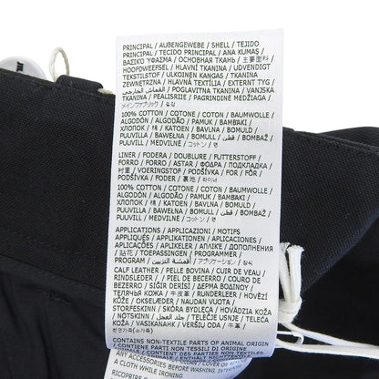 JIL SANDER+ Belted Cotton Shorts Black Size 44