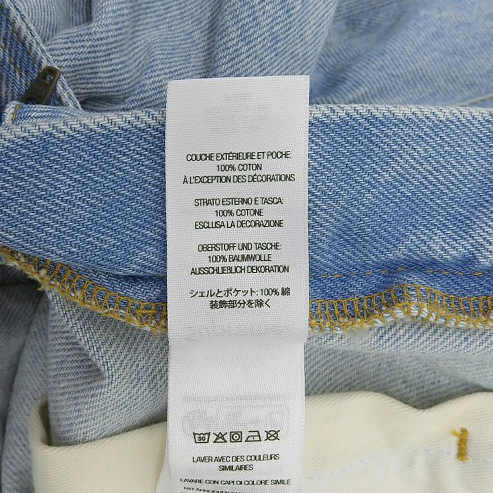 Supreme 25SS Baggy Wide Denim Shorts Light Blue Size 30