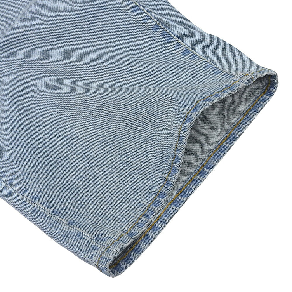 Supreme 25SS Baggy Wide Denim Shorts Light Blue Size 30