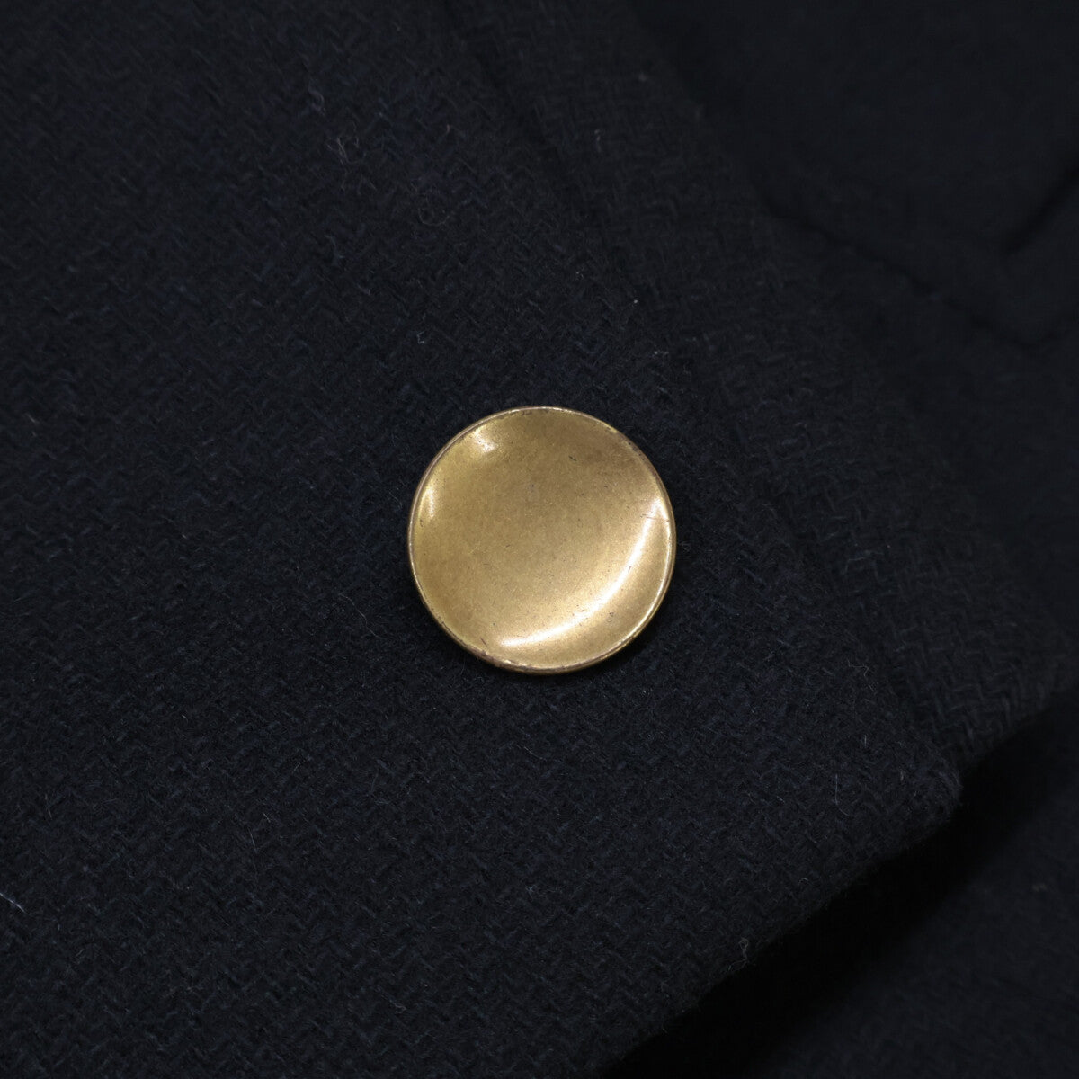 DIESEL BlackGold Wool Chester Coat Black Size 44