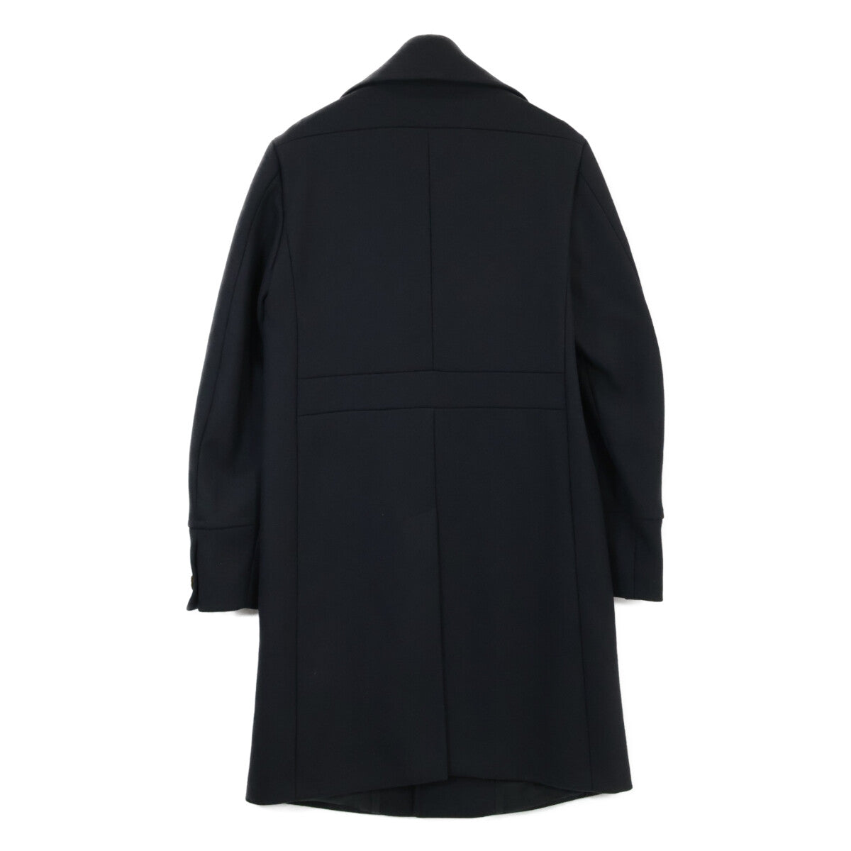 DIESEL BlackGold Wool Chester Coat Black Size 44