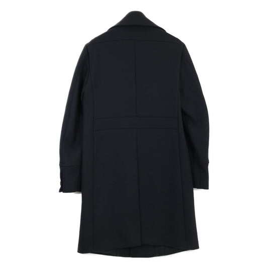 DIESEL BlackGold Wool Chester Coat Black Size 44