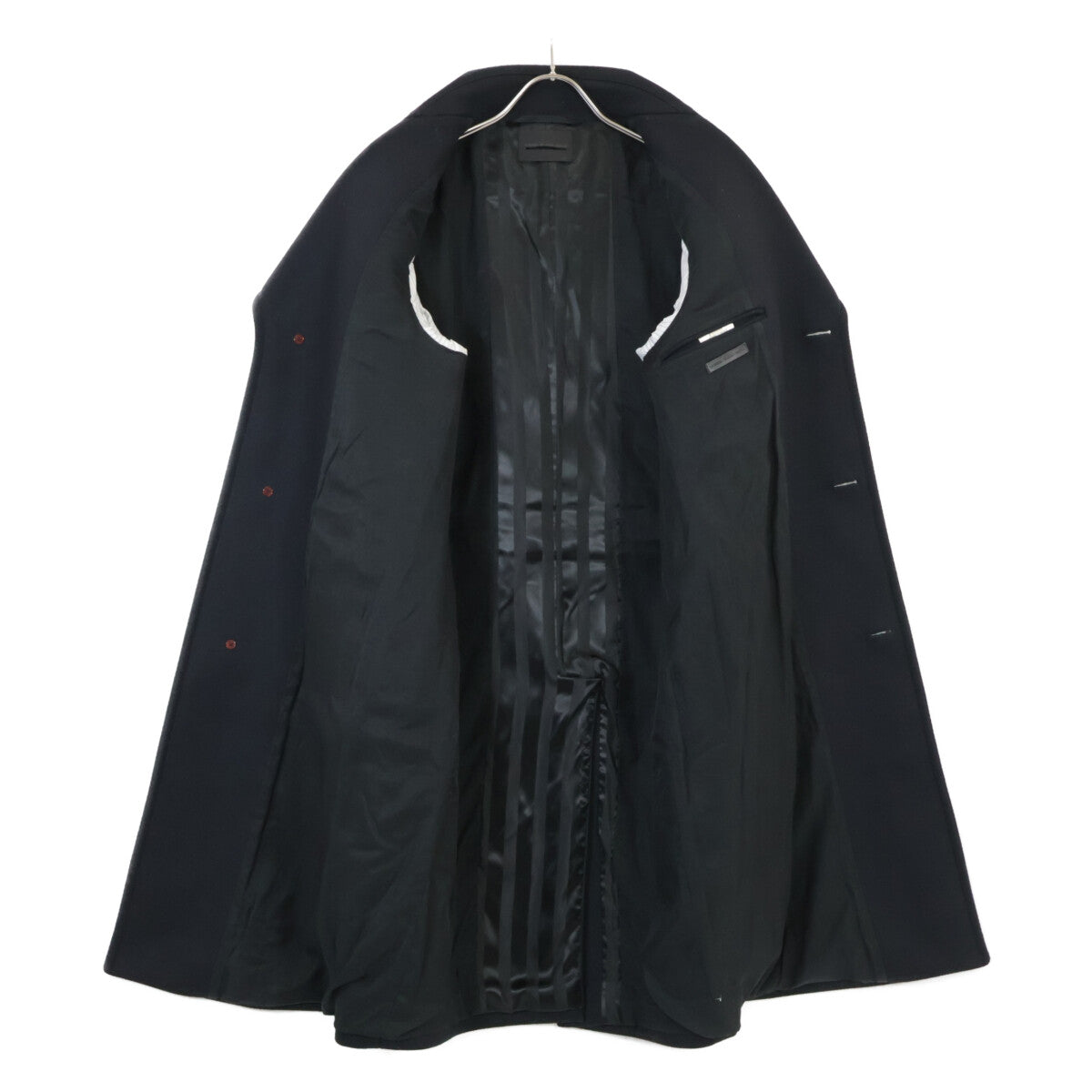 DIESEL BlackGold Wool Chester Coat Black Size 44